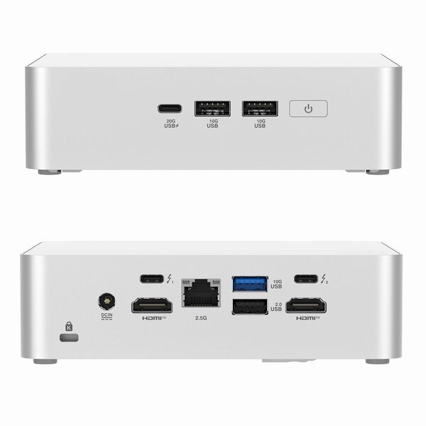 ASUS NUC 15 Pro Plus Core Ultra 9 285H, 32GB, 1TB Mini PC, Silver