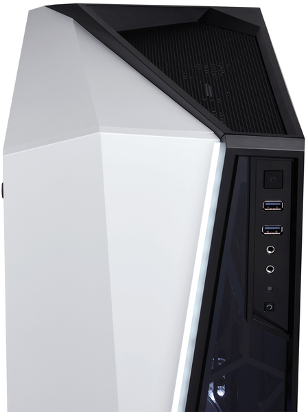 Corsair SPEC-Omega Mid Tower Tempered Glass -pelilaatikko, musta/valkoinen