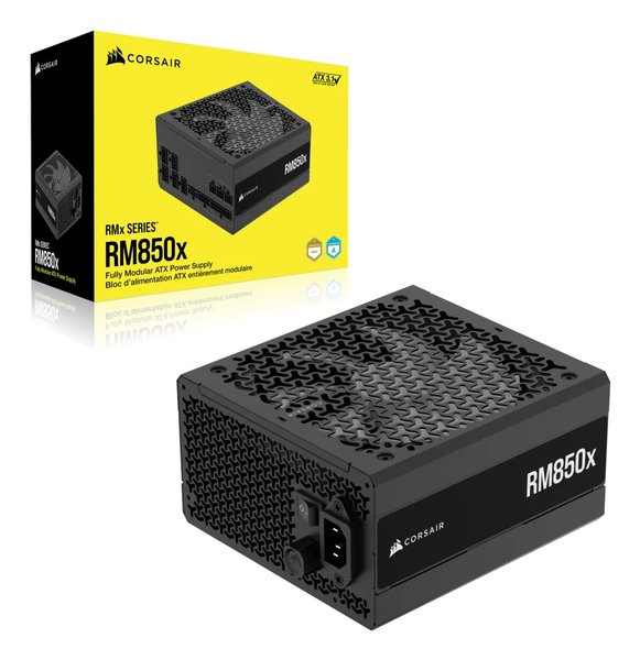 Corsair RM850x 850W (2024) ATX 3.1 PCIe 5.1 - power supply, 80 Plus Gold