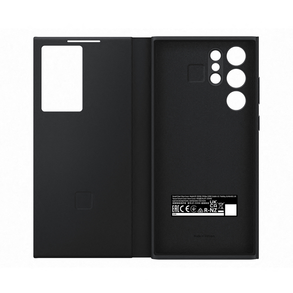 Samsung Galaxy S22 Ultra Smart Clear View - case, Black