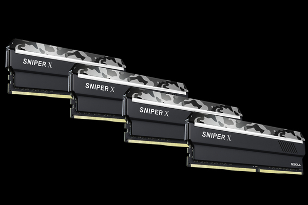 G.SKILL Sniper X 32 GB (4 x 8 GB) DDR4 3000 MHz, CL16 minne, Urban Camo (XMP)