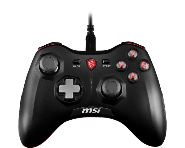 MSI Force GC20 Wired Game Controller with changeable D Pads. USB 2m Cable. Supports PC PS3. Android