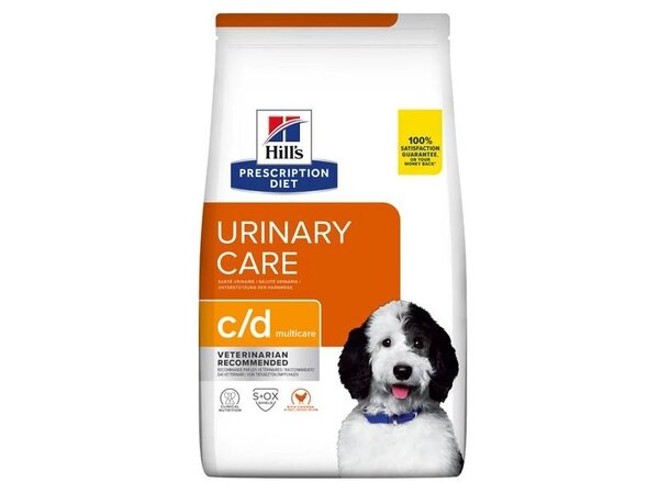 Hill's Prescription Diet c/d Multicare Urinary Care Chicken, Koiran kuivaruoka, Adult, 1,5 kg