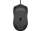 HP Wired 105 - mouse, black