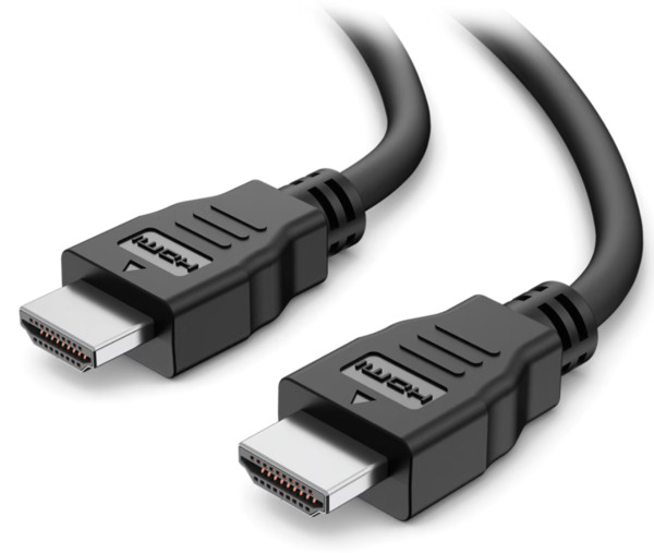 DELL CB325H HDMI 2.0 Flat kabel, med Ethernet, 1,8 m, svart