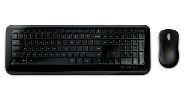 Microsoft Wireless Desktop 850 - trådlös tangentbord och mus, Svart