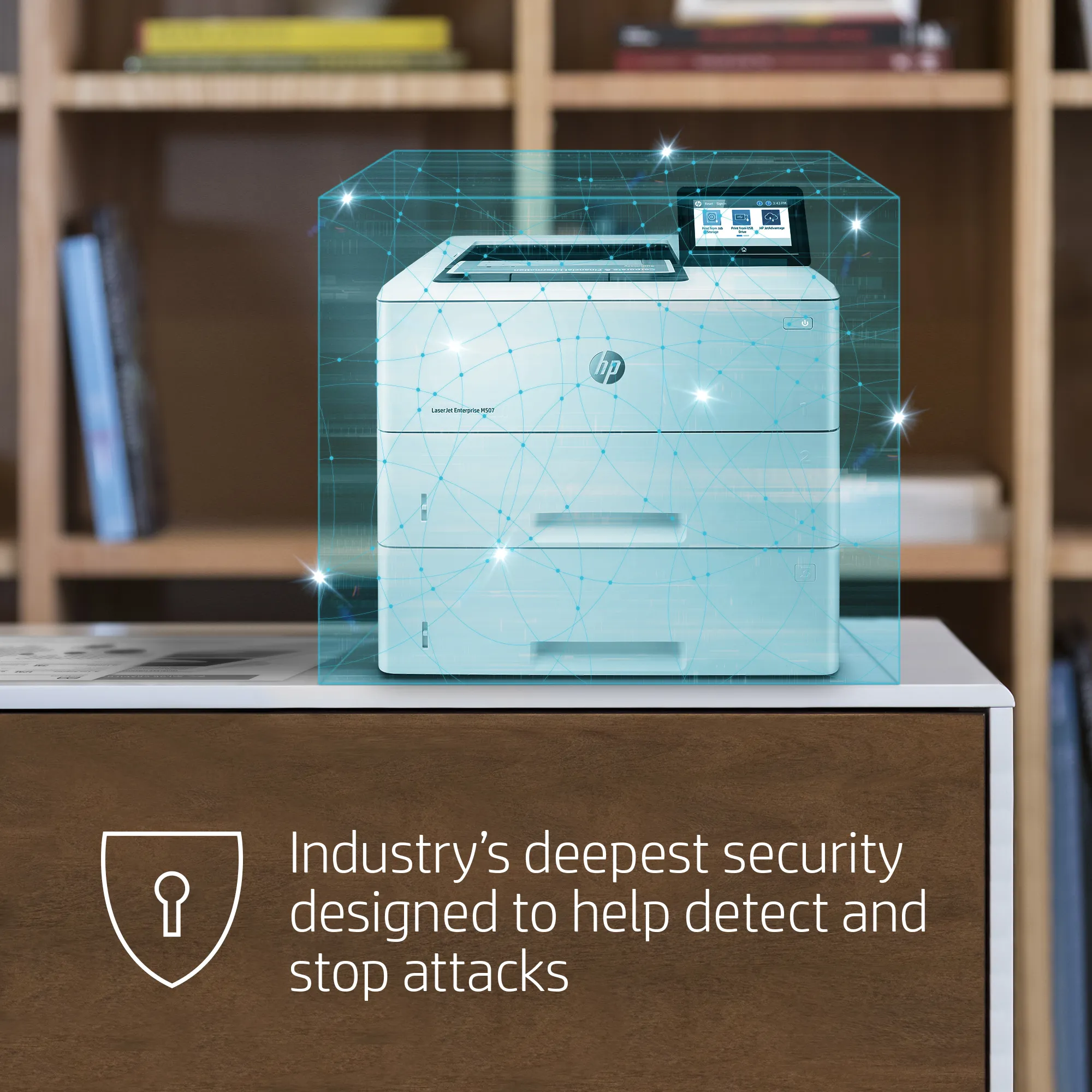 LaserJet Enterprise M507x Duplex, LAN/Wi-Fi, A4 -mustavalkolasertulostin