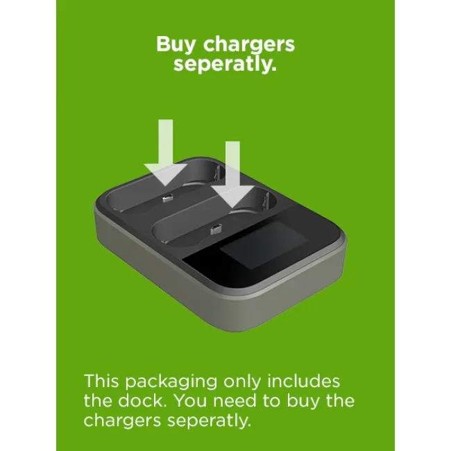 GP ReCyko Speed Dock f/8 batteries w/LCD display (PB)