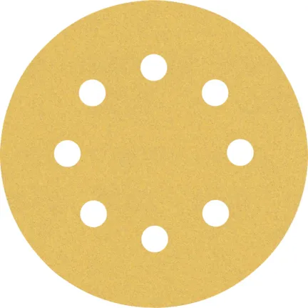 Bosch Expert C470 sanding sheet set, O 125mm, K60 / 120 / 240 (6 pieces, for eccentric sanders)