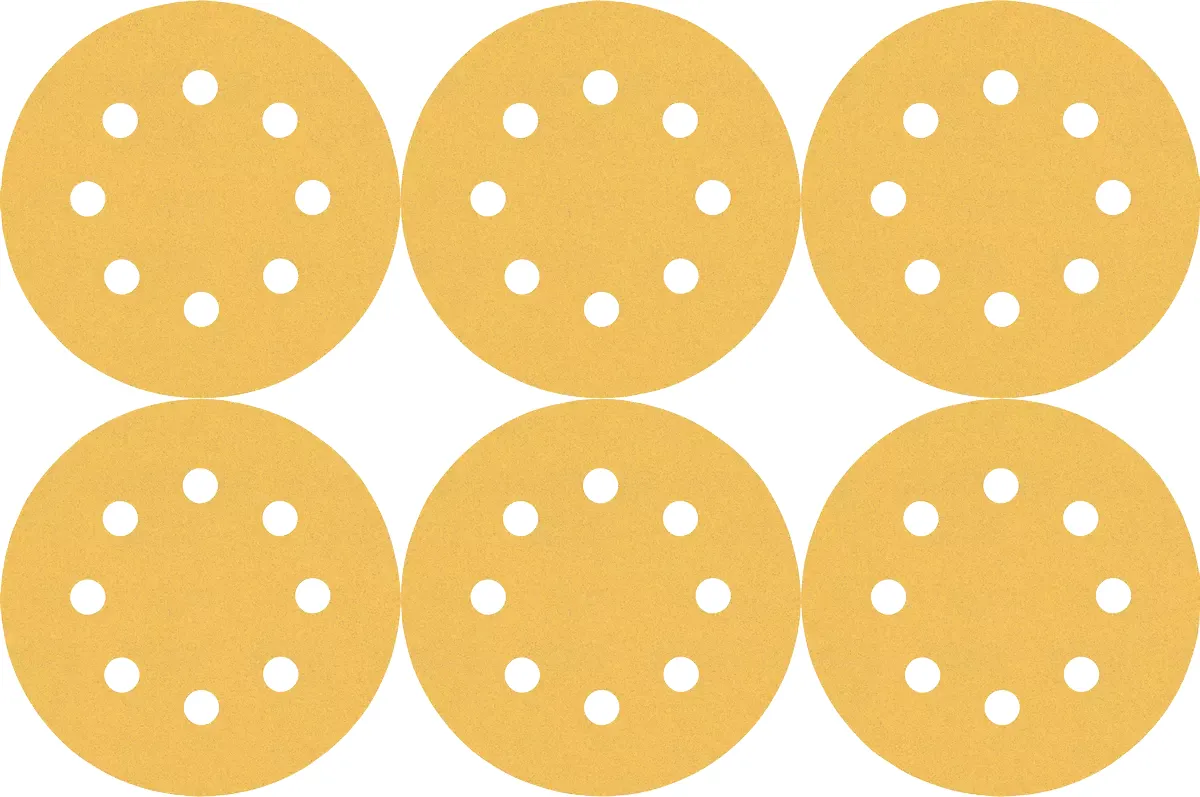 Bosch Expert C470 sanding sheet set, O 125mm, K60 / 120 / 240 (6 pieces, for eccentric sanders)