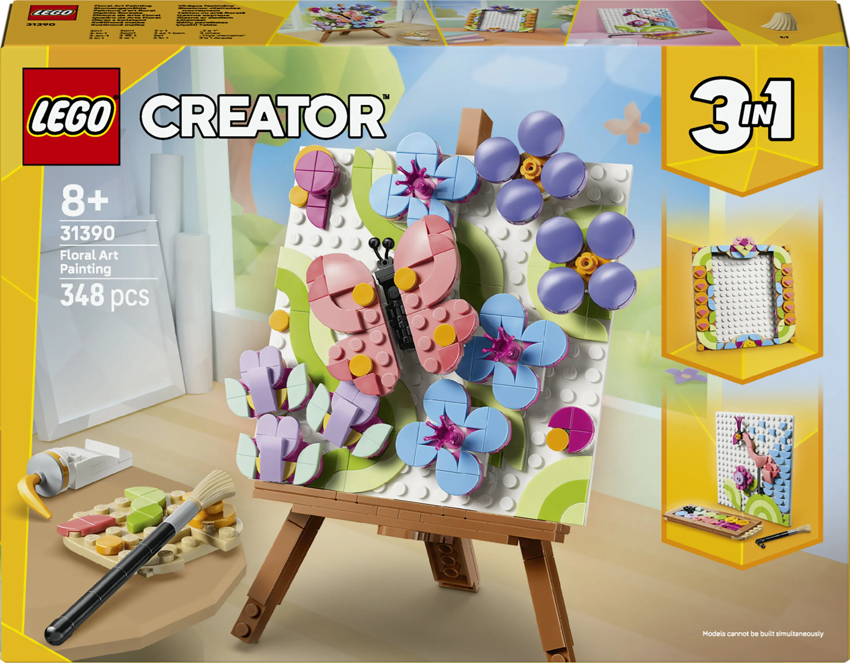 LEGO Creator 3-in-1 Floral Art Decor Painting 31390