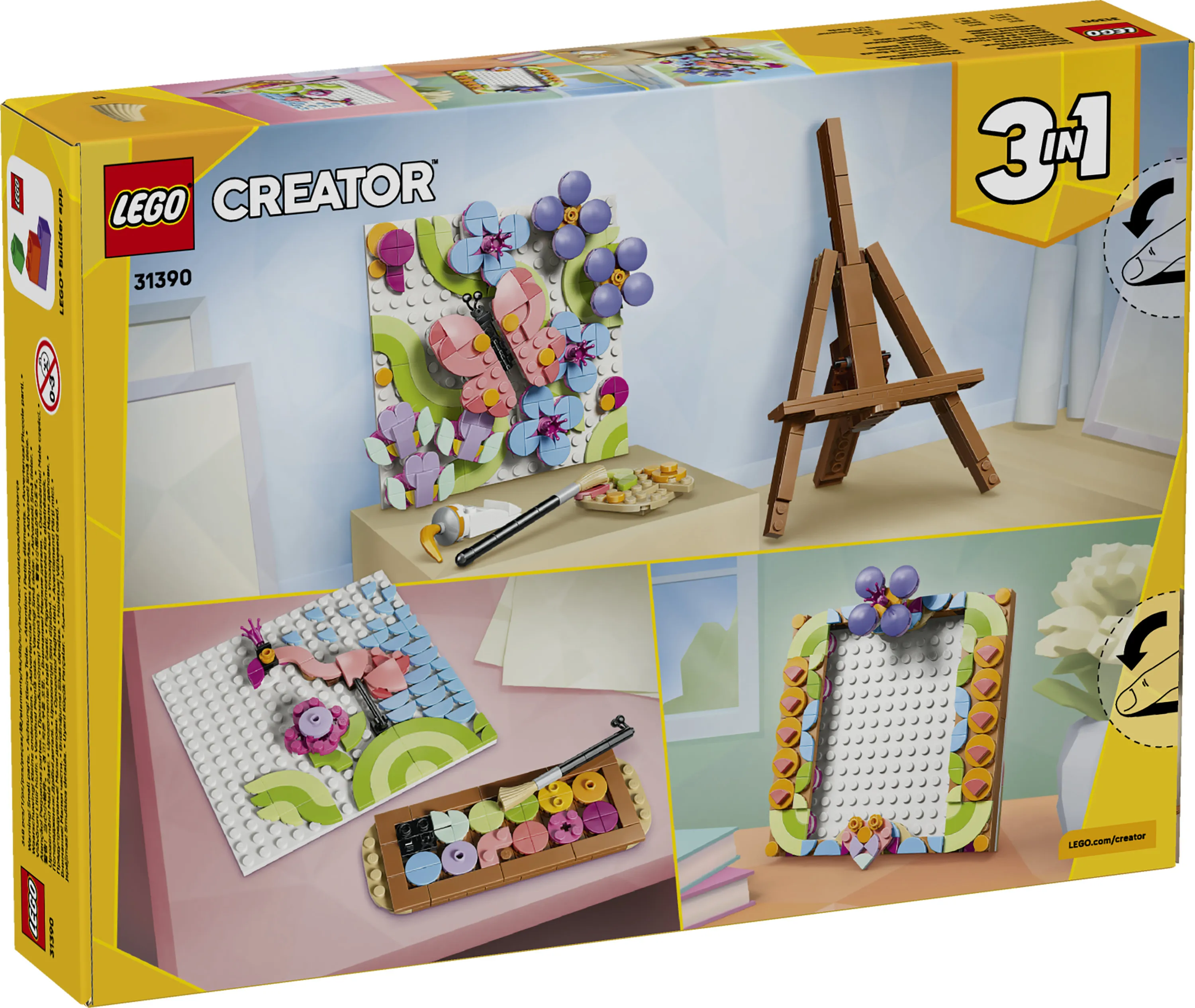 LEGO Creator 3-in-1 Floral Art Decor Painting 31390
