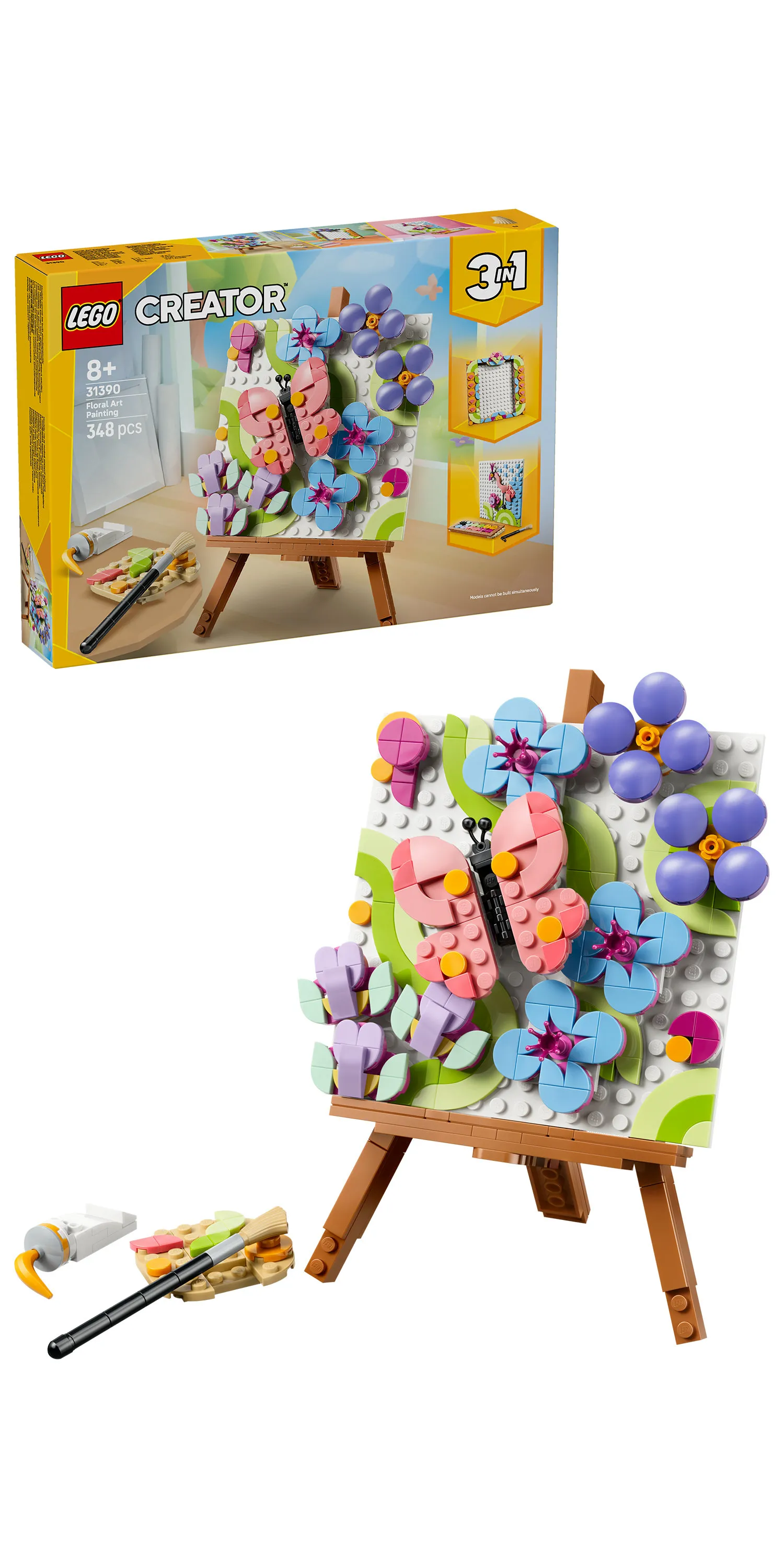 LEGO Creator 3-in-1 Floral Art Decor Painting 31390