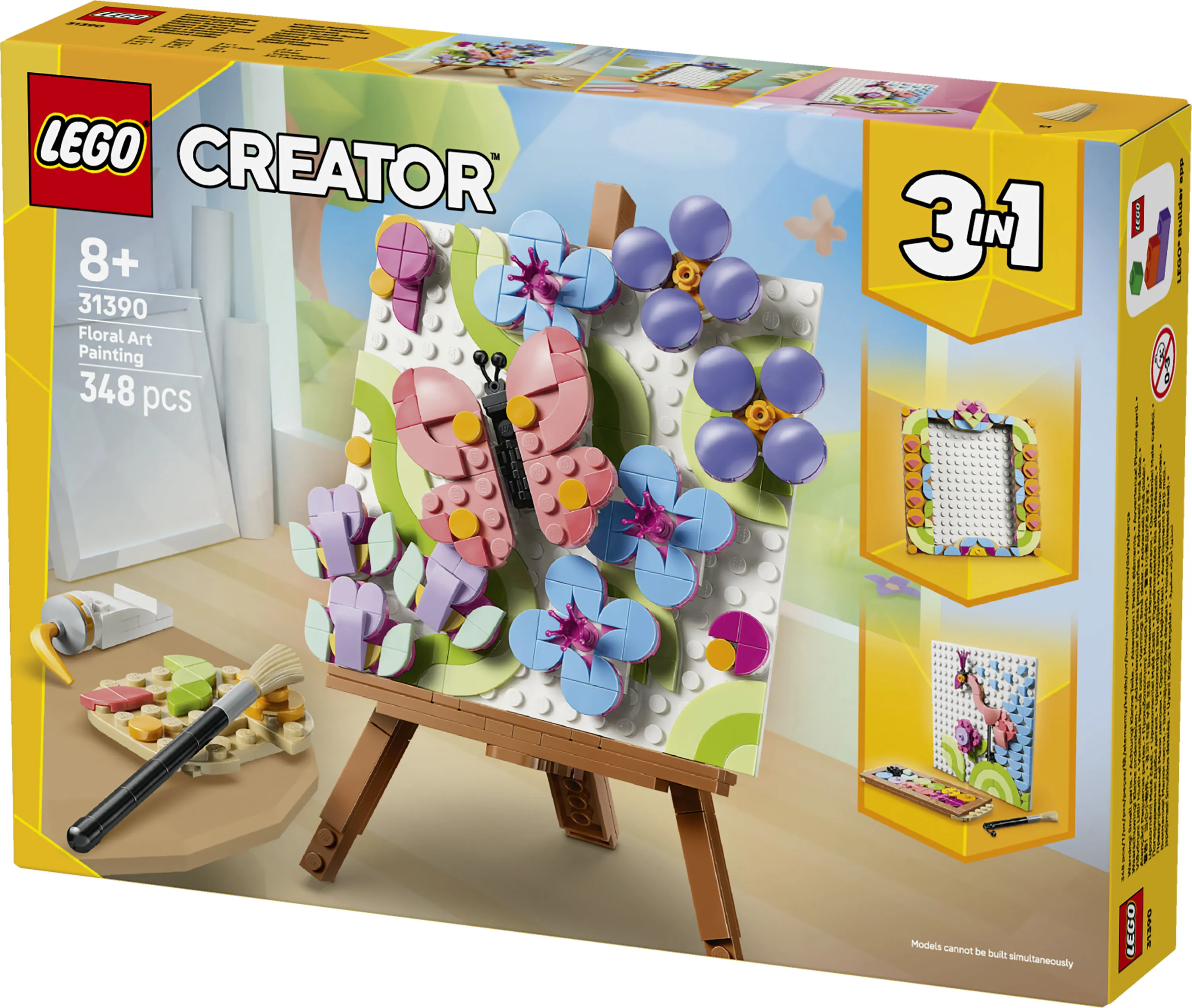 LEGO Creator 3-in-1 Floral Art Decor Painting 31390