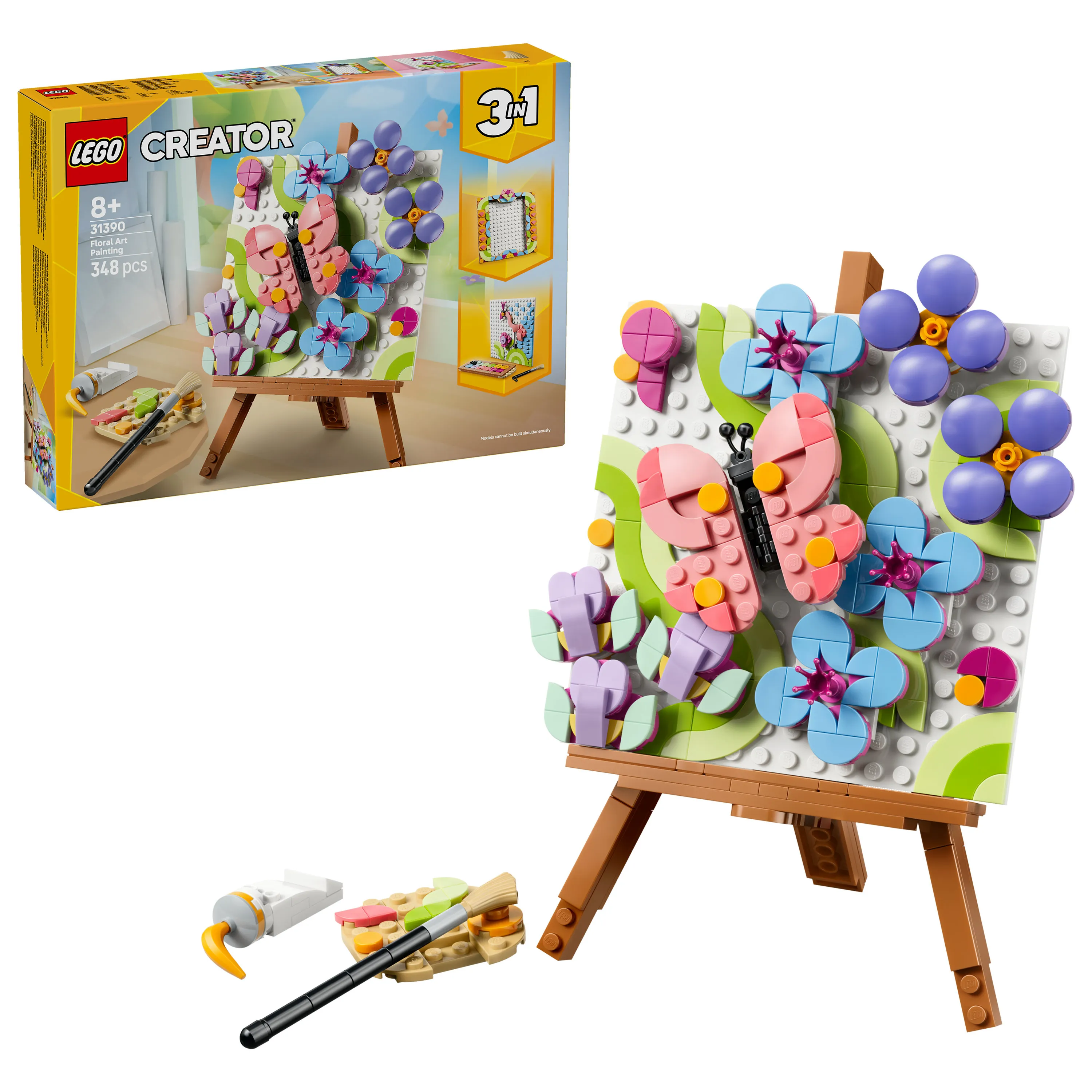LEGO Creator 3-in-1 Floral Art Decor Painting 31390