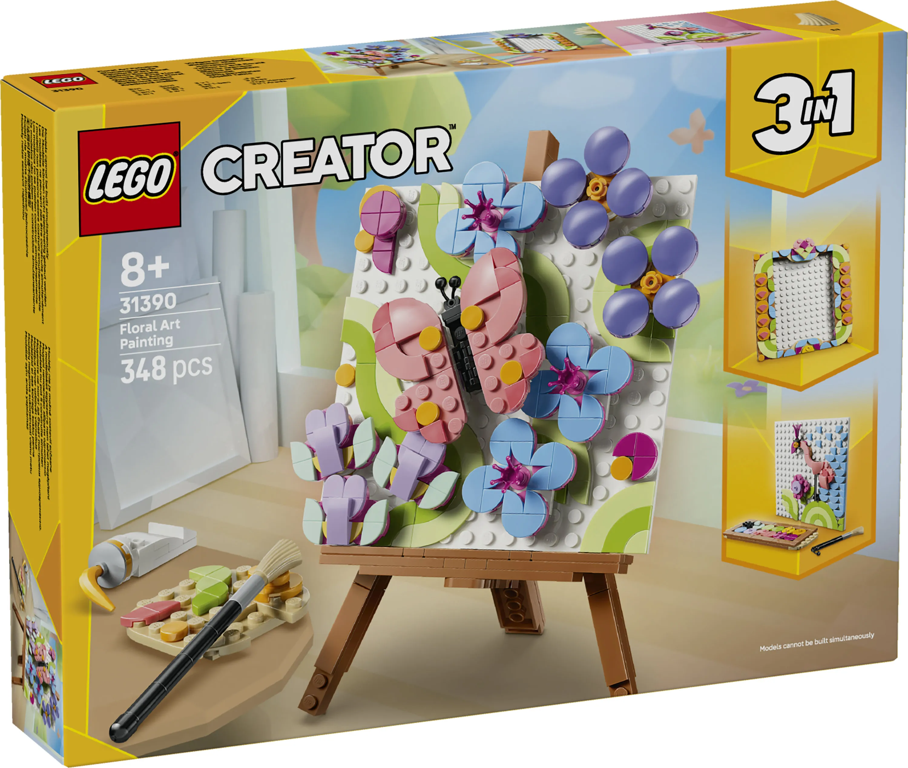 LEGO Creator 3-in-1 Floral Art Decor Painting 31390