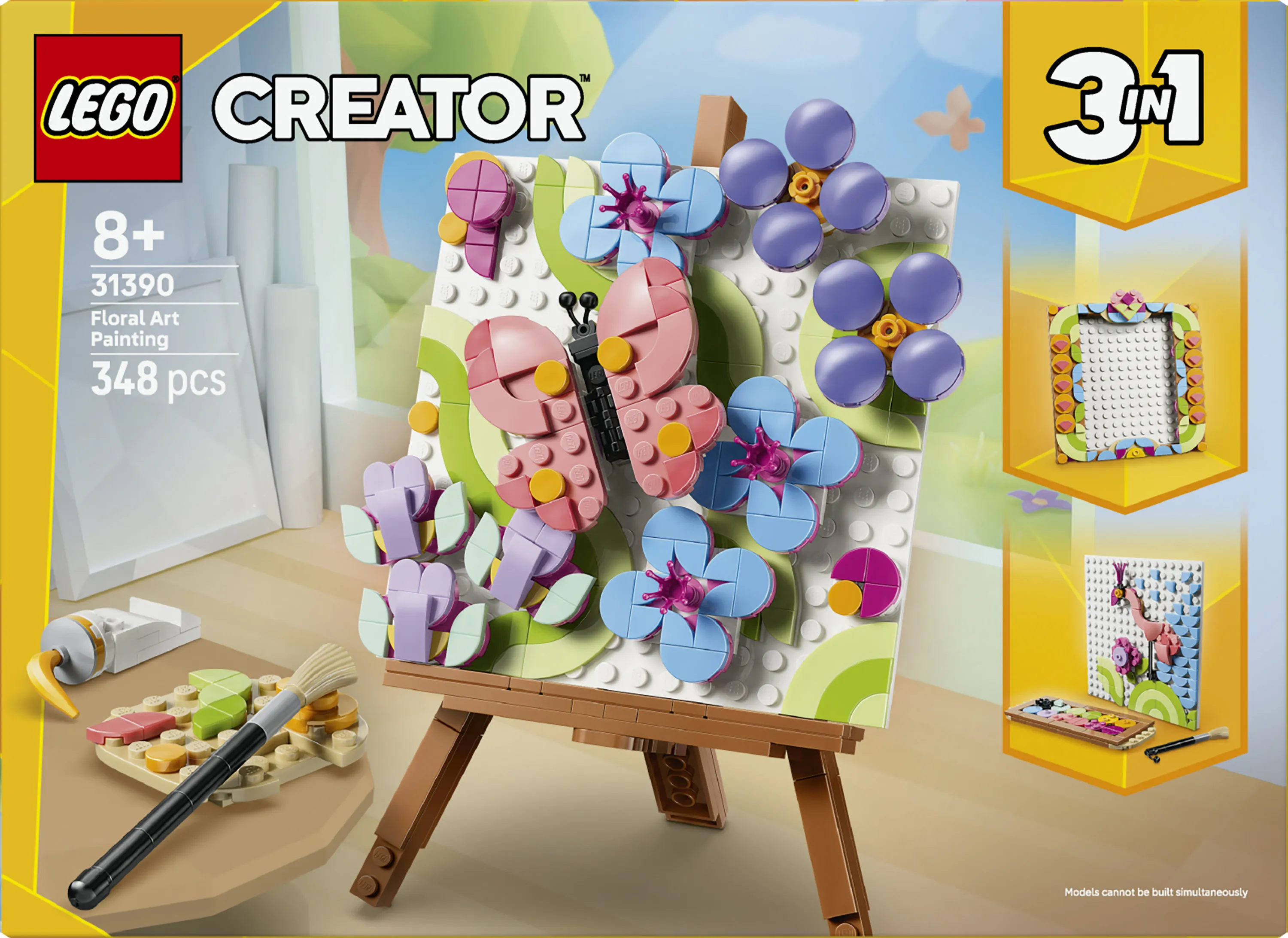 LEGO Creator 3-in-1 Floral Art Decor Painting 31390