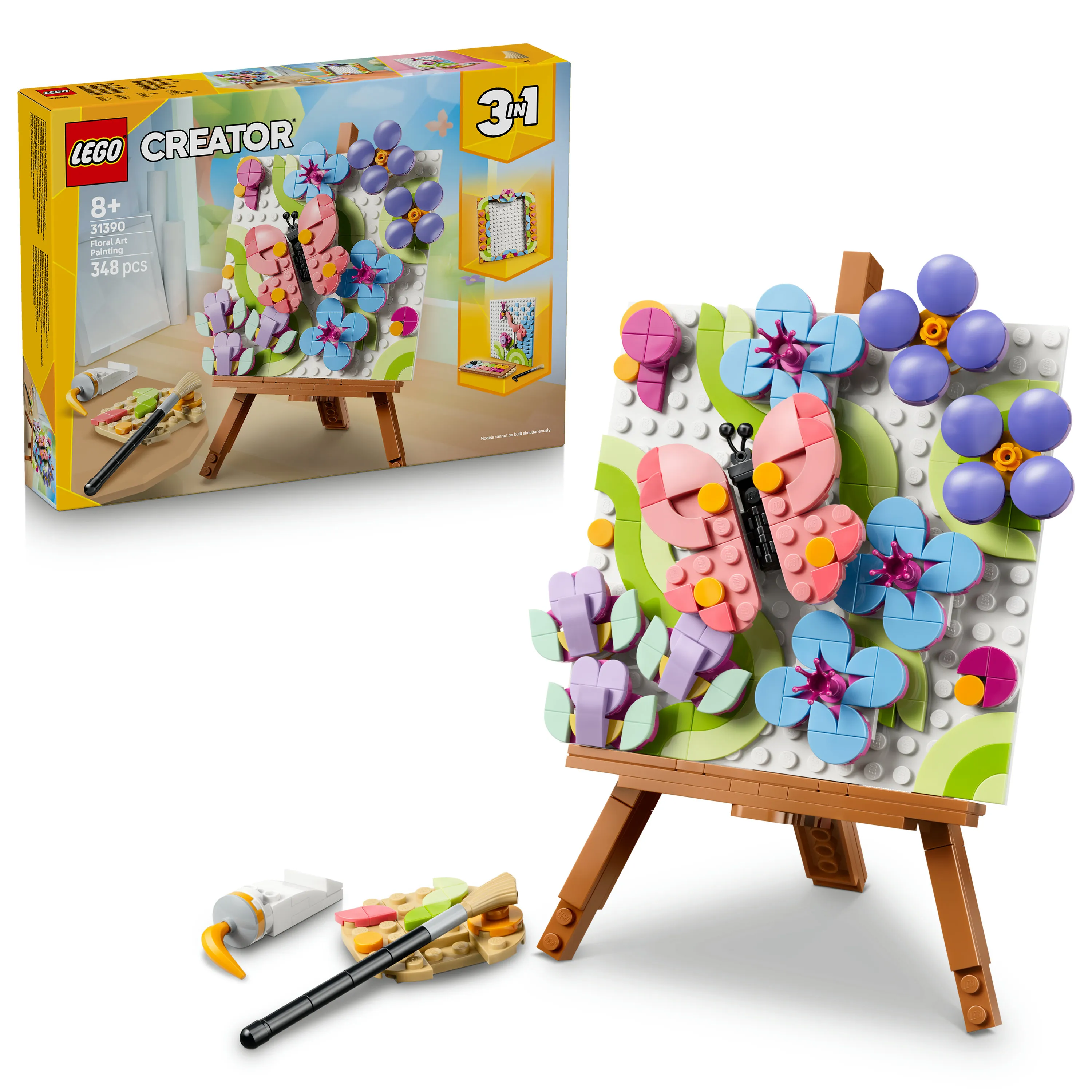 LEGO Creator 3-in-1 Floral Art Decor Painting 31390