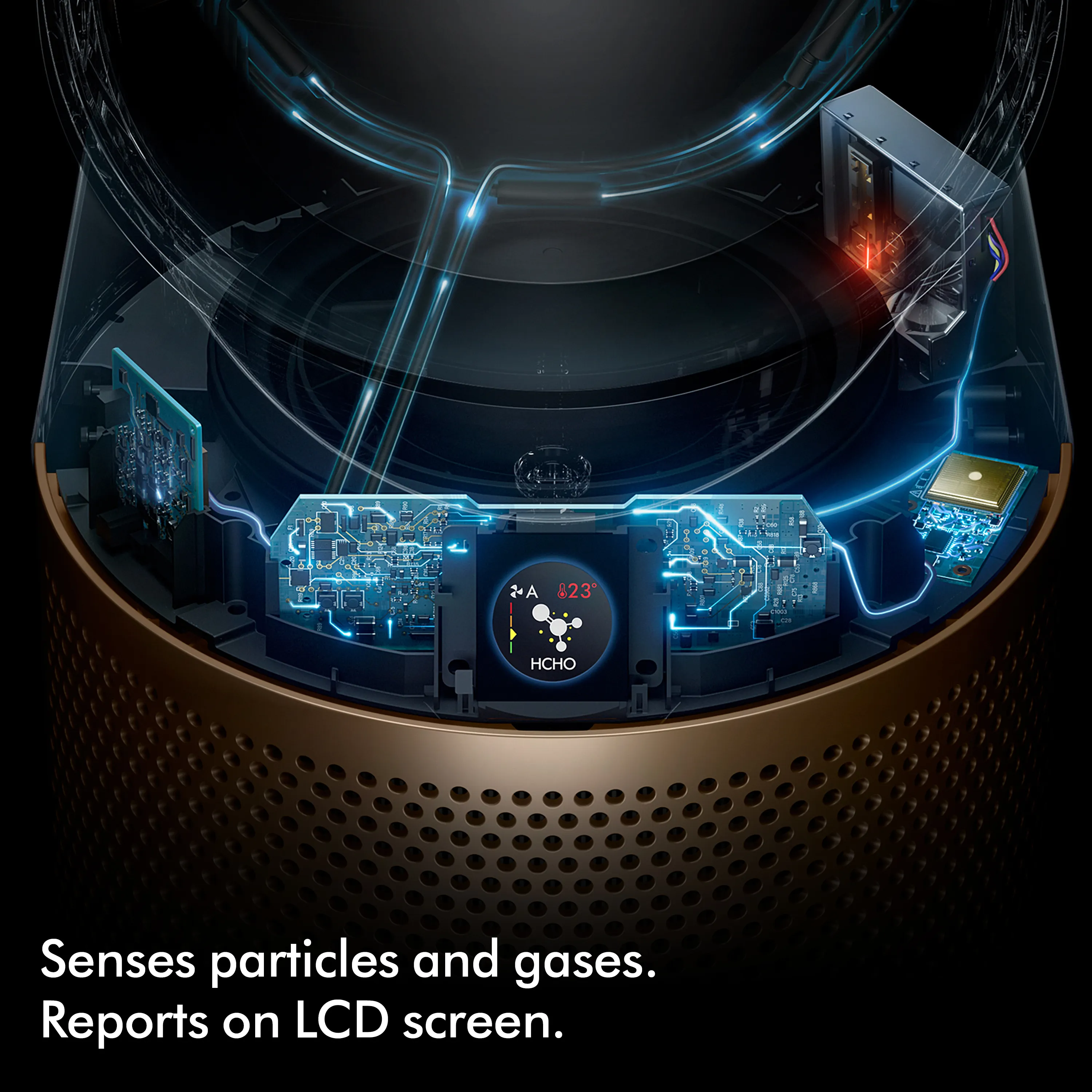 Dyson Purifier Hot+Cool Formaldehyde HP09 -ilmanpuhdistin, tuuletin &amp; l&auml;mmitin