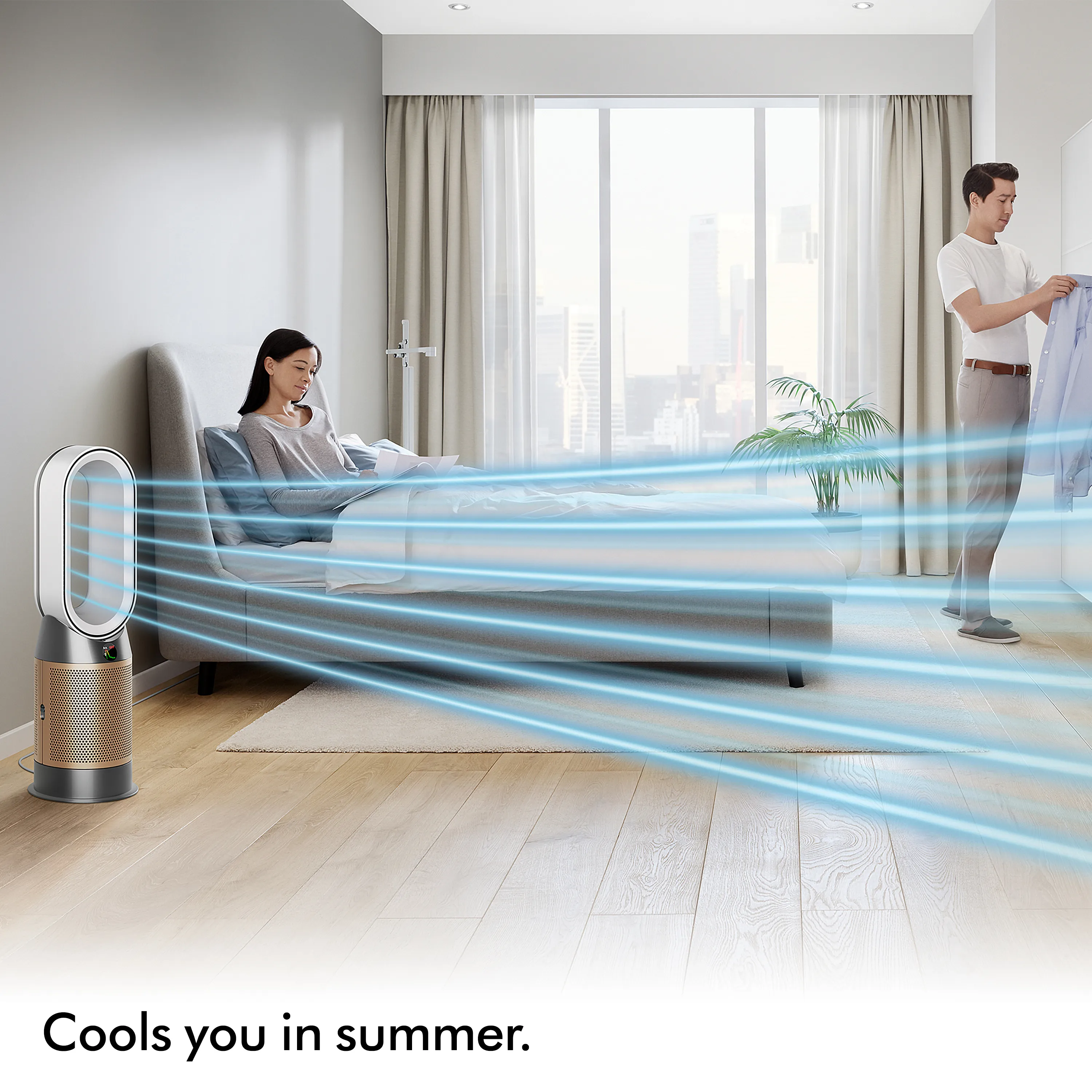 Dyson Purifier Hot+Cool Formaldehyde HP09 -ilmanpuhdistin, tuuletin &amp; l&auml;mmitin
