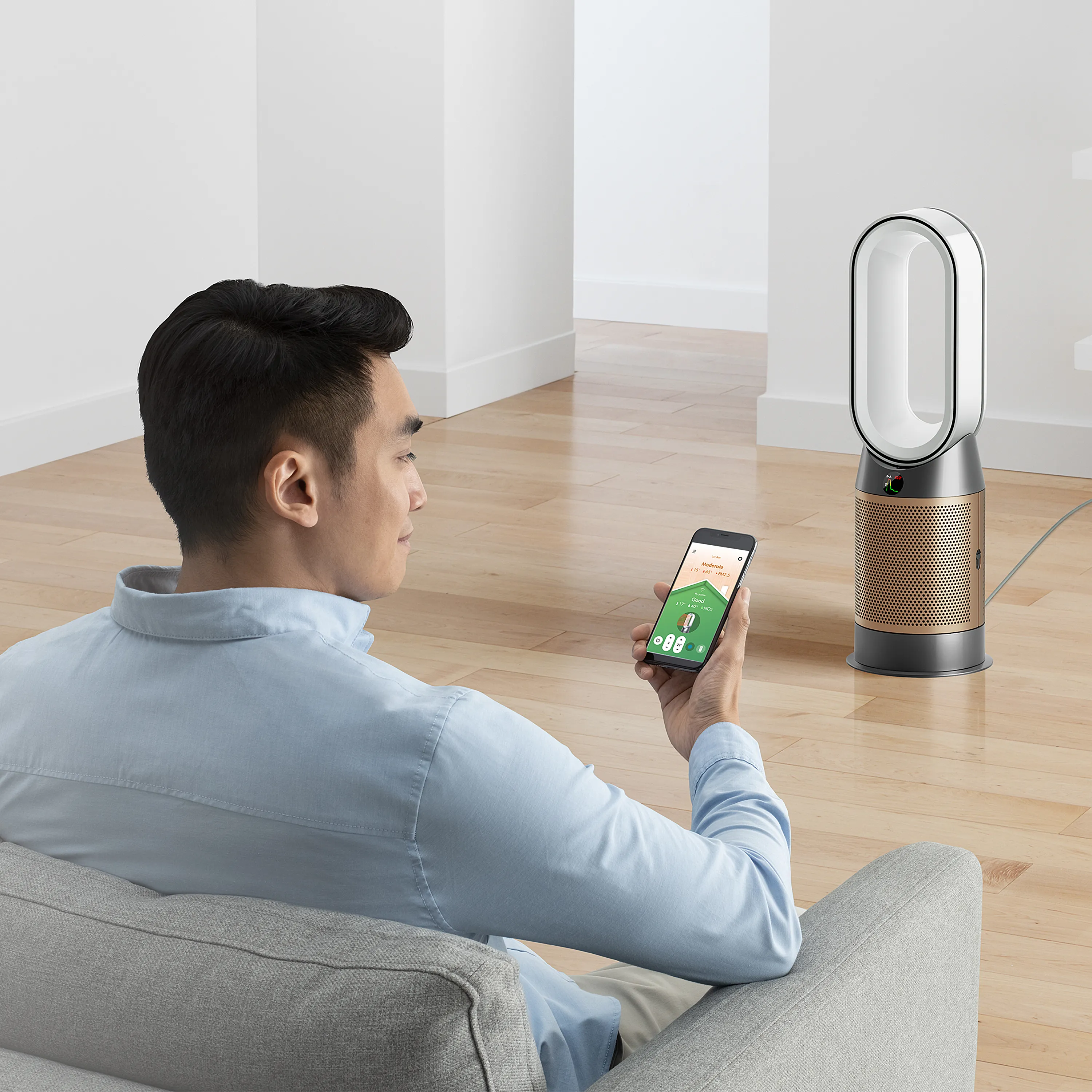 Dyson Purifier Hot+Cool Formaldehyde HP09 -ilmanpuhdistin, tuuletin &amp; l&auml;mmitin