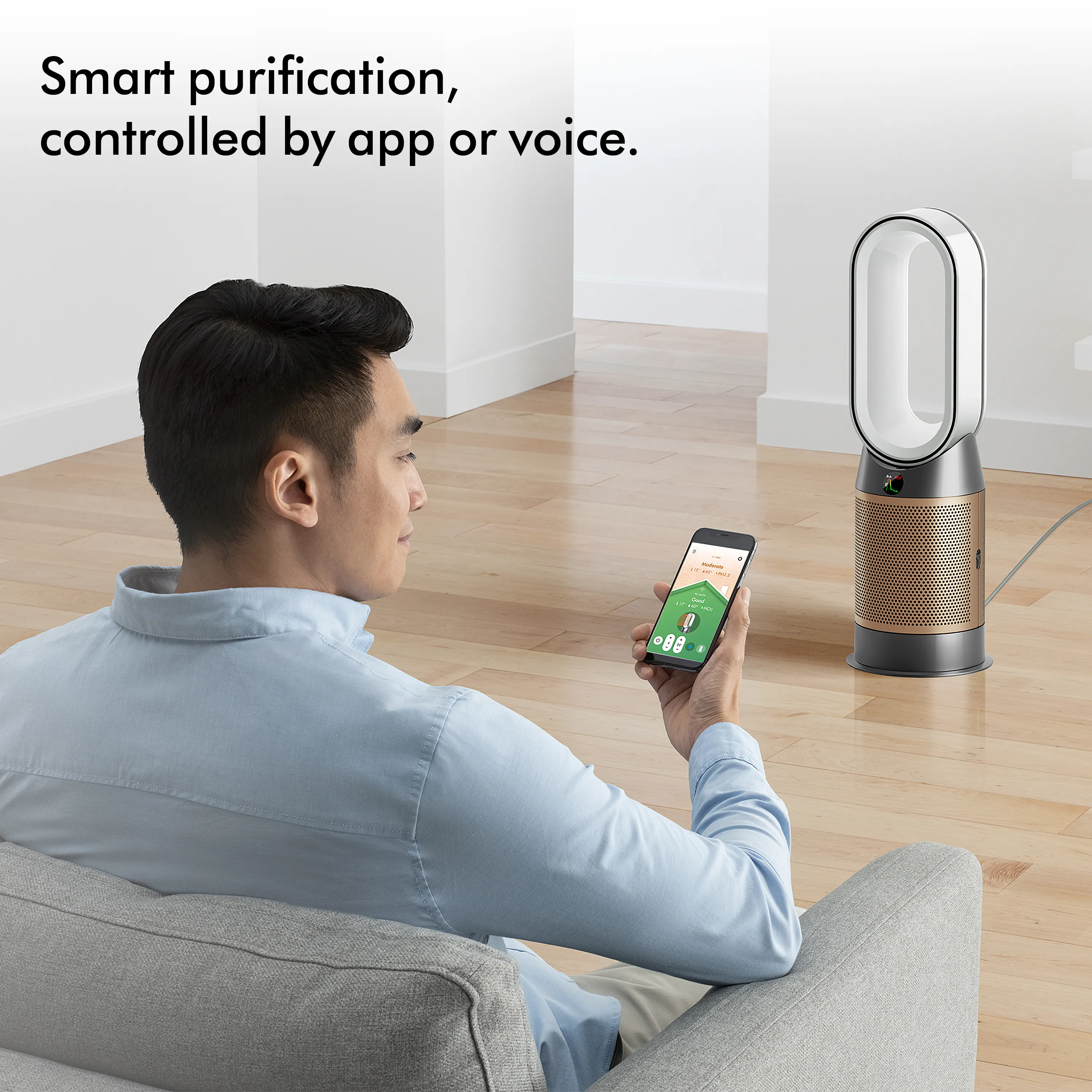 Dyson Purifier Hot+Cool Formaldehyde HP09 -ilmanpuhdistin, tuuletin &amp; l&auml;mmitin