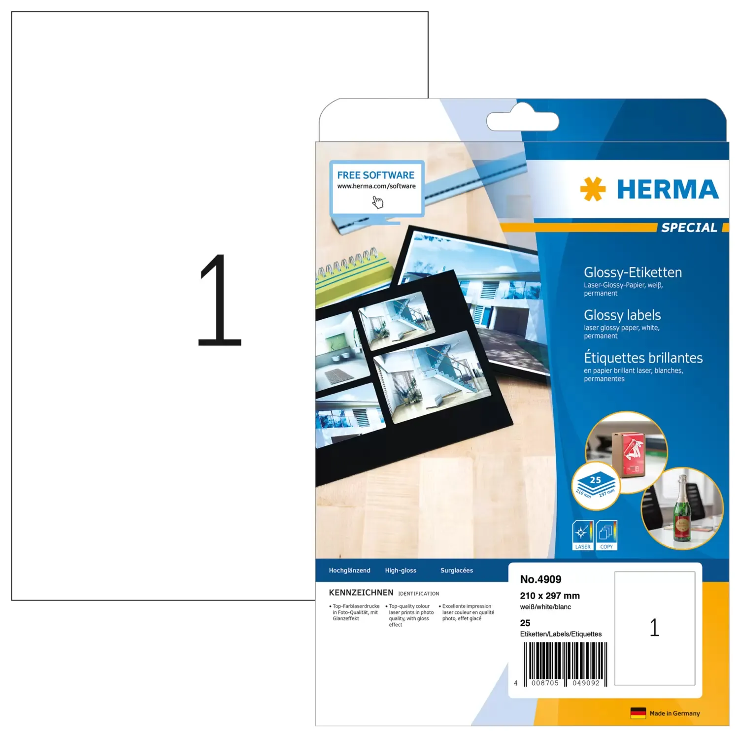 Herma label Special 210x297 glossy (25)