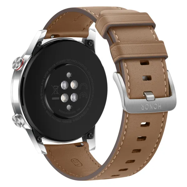 (Fyndh&ouml;rnan) Honor MagicWatch 2, 46mm, Leather Wristband - smartwatch, Flax Brown