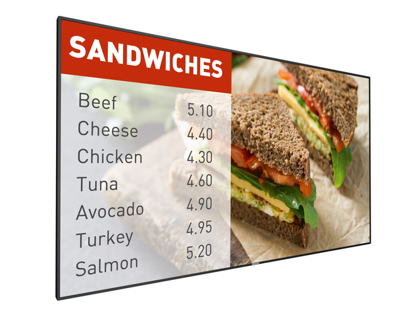 Philips Signage Solutions P-Line 55BDL5057P - 55" Luokka (54.64" katseltava) LED-n&auml;ytt&ouml; - digital signage - 1080p (Full HD) 1920 x 1080