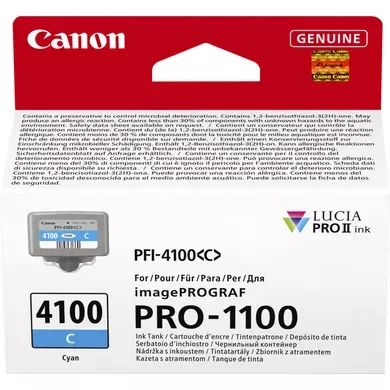Canon PFI-4100C Cyan Ink Tank