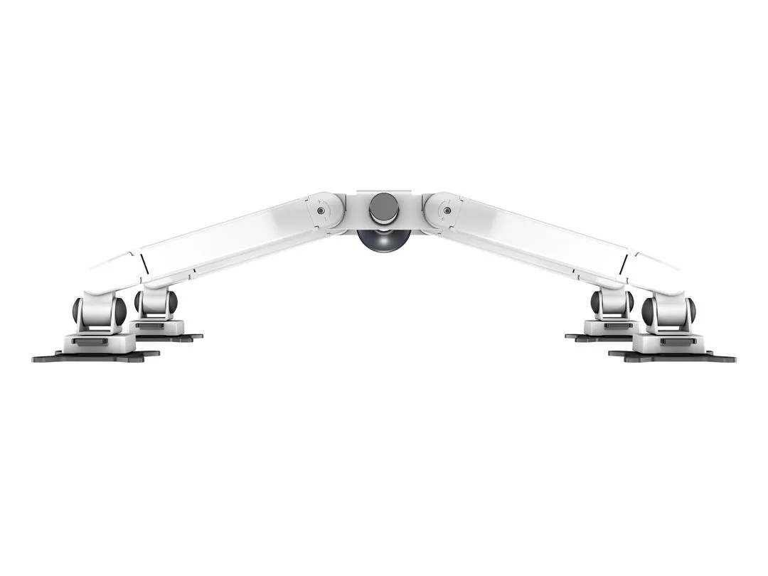 Multibrackets VESA Gas Lift Arm Quad Monitor Arm, for 4 monitors, 15-32", with gas spring, 40kg, White