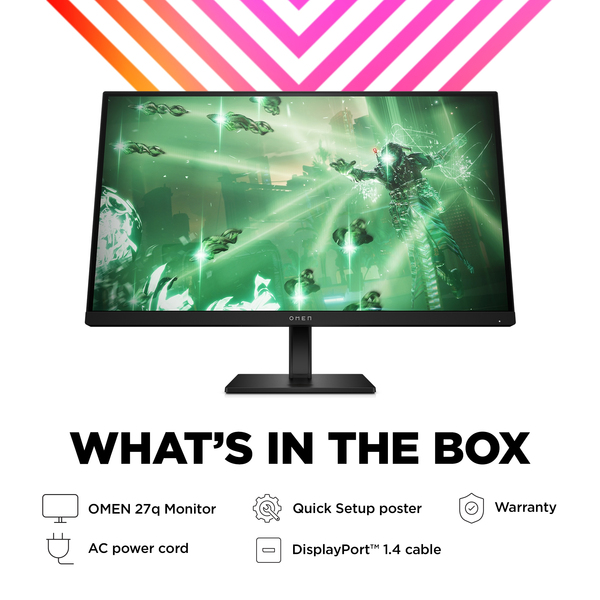 HP OMEN 27q 27inch QHD 165Hz Gaming Monitor
