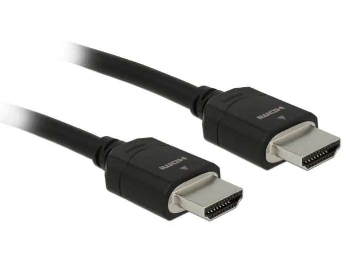 De-Lock HDMI – HDMI 2.1 - cable, 1 m, Black