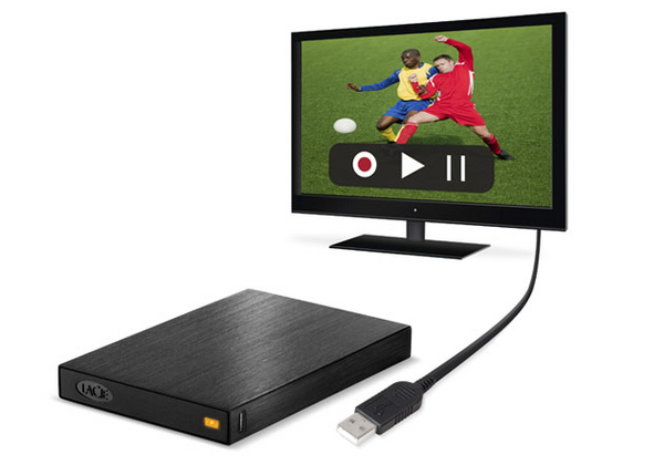 LaCie Rikiki TV - Kiintolevyasema - 500 Gt - ulkoinen ( kannettava ) - USB 2.0