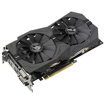 Asus ROG Strix RX570 4G Gaming -n&auml;yt&ouml;nohjain