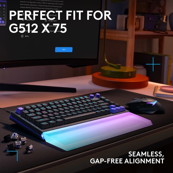 Logitech G512 X Gaming Palm Rest, White