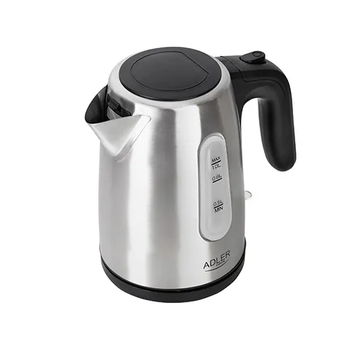 Adler AD 1273 kettle, 1.0L, 1200W, Black/Hazelnut