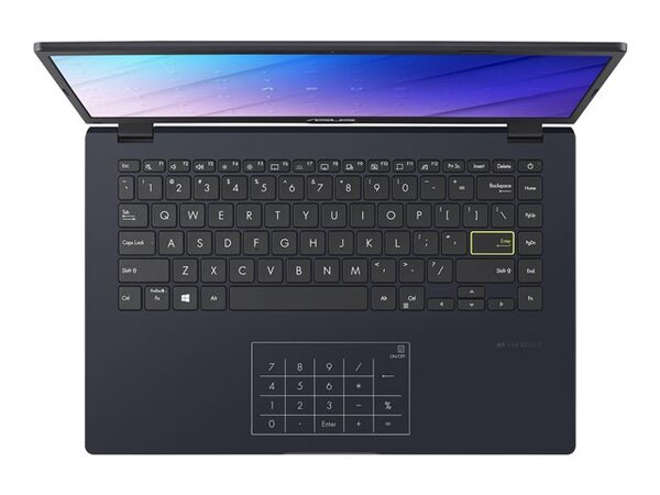 ASUS E410KA-EB151TS Intel Celeron N4500 14inch FHD 4GB DDR4 64GB EMMC SSD no ODD UMA WiFi 5 1x1 VGA Cam BT4.1 W10H