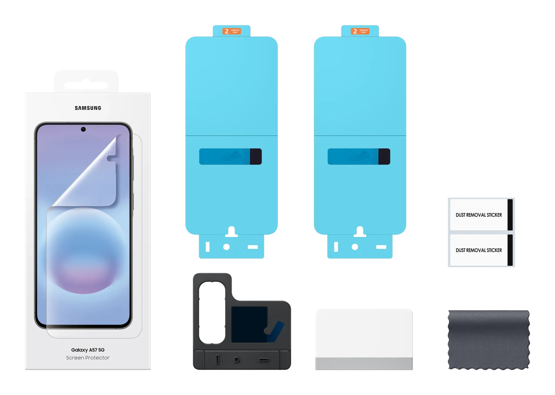 Protective Film for Galaxy A57, 2 pcs with applicator