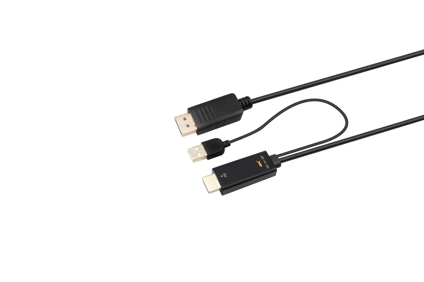 MicroConnect HDMI to DisplayPort Converter Cable, 4K, 1 m, Black