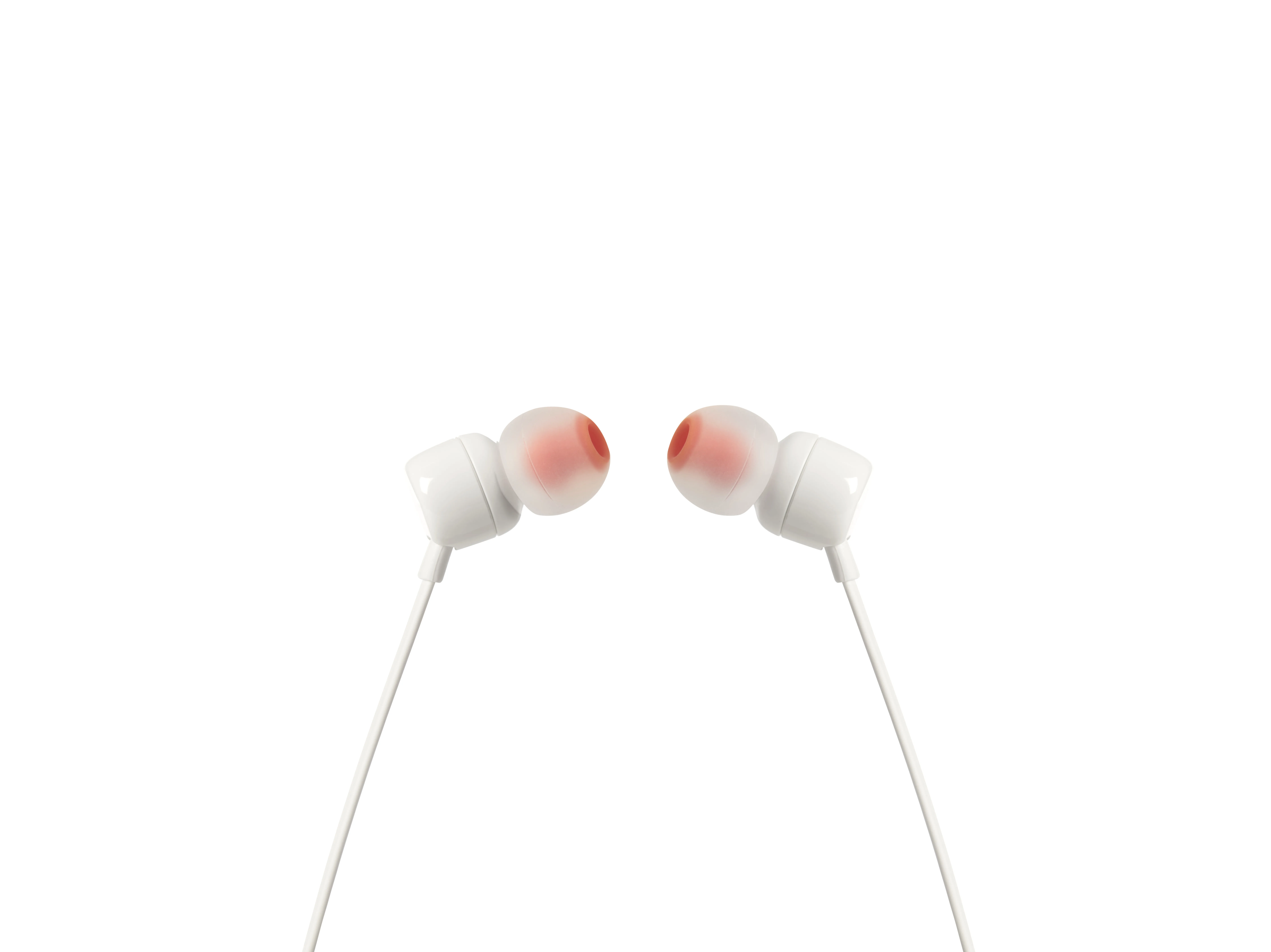 JBL Tune 110 -nappikuulokkeet, Valkoinen