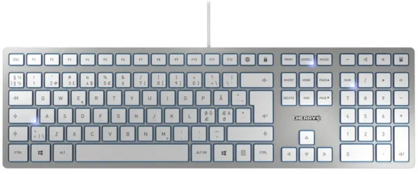 Cherry KC-6000 Slim - keyboard, Silver