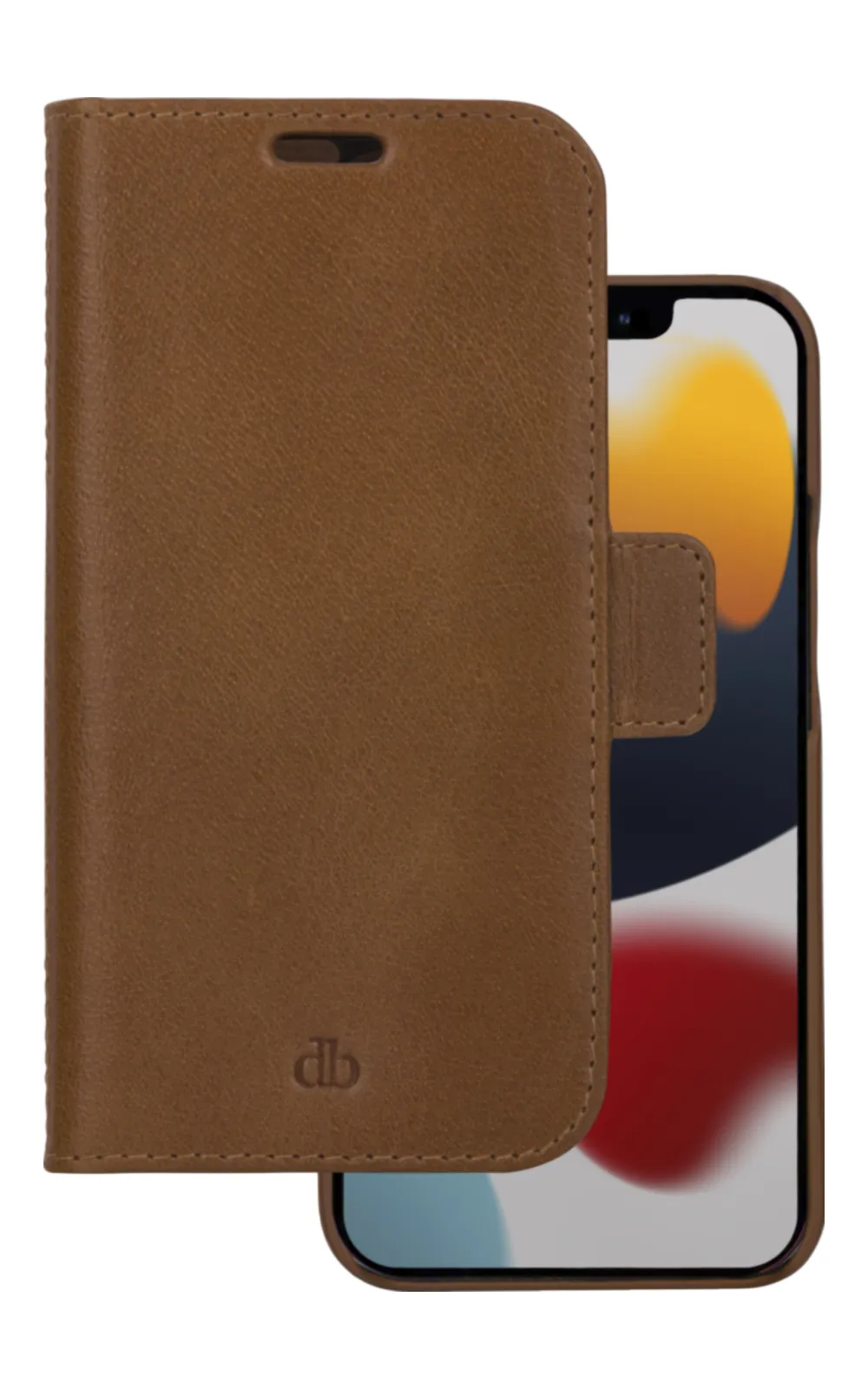 Dbramante1928 Lynge, iPhone 13 Pro Max - Wallet Case, Tan