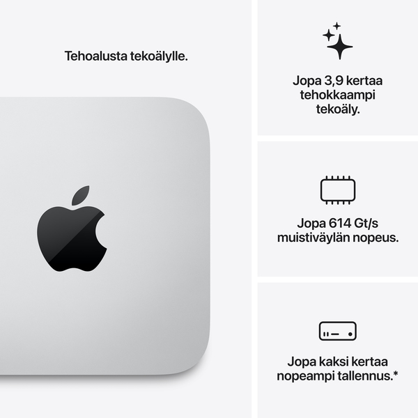 Apple Mac Studio M5 Max (18/32) 36 Gt, 512 Gt -tietokone