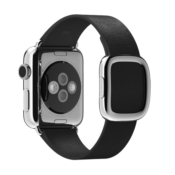 Apple 38mm Black Modern Buckle - Medium