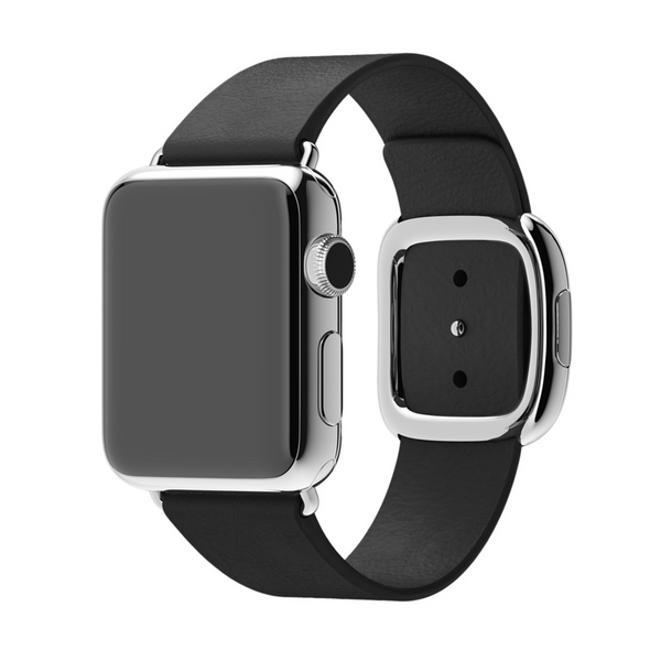 Apple 38mm Black Modern Buckle - Medium