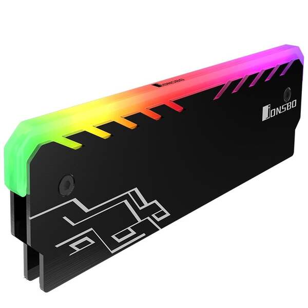 JONSBO NC-1 RGB RAM Cooler, Black