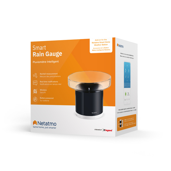 Netatmo Rain Gauge - Wi-Fi regnm&auml;tare f&ouml;r din v&auml;derstation