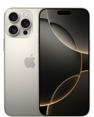 Refurbished iPhone 16 Pro Max 256GB, Natural Titanium (Very good condition)