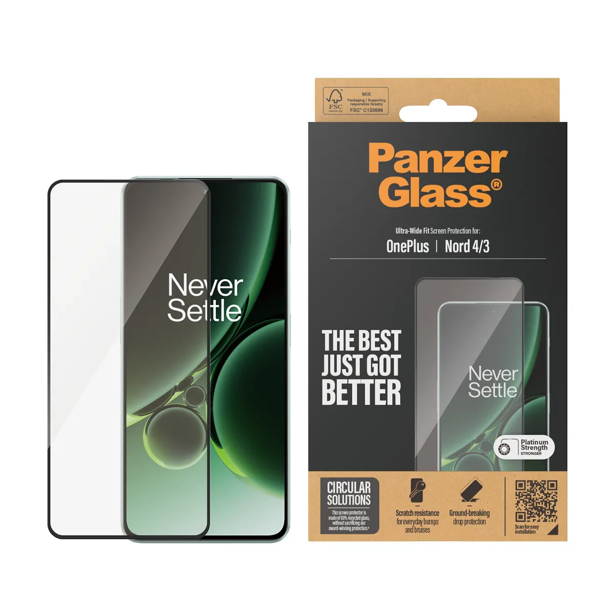 Panzerglass Oneplus Nord 4/3 UWF Panzerglass Oneplus Nord 4/3 UWF